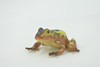 Frog, Brown & Yellow, Amphibians, High Quality, Hand Painted, Rubber, Realistic, Model, Replica, Toy, Kids, Educational, Gift,      2 1/2"     RI31 B177  