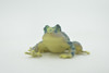 Frog, Green, Amphibians, High Quality, Hand Painted, Rubber, Realistic, Model, Replica, Toy, Kids, Educational, Gift,      2 1/2"     RI34 B177  