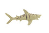 Shark, Tiger Shark, High Quality, Hand Painted, Plastic Fish, Realistic, Figure, Model, Toy, Kids, Educational, Gift,         6"        RI49 B223