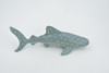 Whale Shark, High Quality, Hand Painted, Rubber, Marine Fish, Educational, Realistic, Figure, Replica, Toy, Kids, Educational, Gift,     7"    CWG306 B382