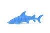 Shark, Blue Shark, High Quality, Hand Painted, Soft Rubber, Requiem Shark, Realistic, Toy, Figure, Model, Replica, Kids, Educational, Gift,      7"    CWG307 B382 