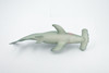 Shark, Scalloped Hammerhead Shark, High Quality, Hand Painted, Realistic, Rubber, Fish, Figure, Model, Toy, Kids, Educational, Gift,        7"       CWG308 B382