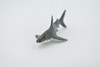 Galapagos Islands Shark, Black, Educational, Hand Painted, Realistic Plastic Shark, Lifelike, Diorama, Model, Toy, Kids, Gift,  3 1/2 Inches.  F1529 B150