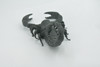 Scorpion, Black, Solid Rubber, Arachnids, Realistic, Figure, Model, Replica, Toy, Kids, Educational, Gift,           7"        F1974 B210