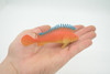 Red Snapper, Sebastes miniatus, Saltwater, Rubber Fish, Realistic, Figure, Model, Replica, Toy, Kids, Educational, Gift,       4 1/2"        F0416  B378