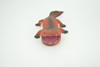 Koolasuchus Cleelandi, Red, Prehistoric Amphibian, Museum Quality, Hand Painted, Realistic, Rubber, Animal, Figure, Model, Toy, Kids, Educational, Gift  8"  CH729 BB177