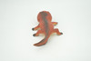 Koolasuchus Cleelandi, Red, Prehistoric Amphibian, Museum Quality, Hand Painted, Realistic, Rubber, Animal, Figure, Model, Toy, Kids, Educational, Gift  8"  CH729 BB177