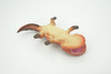 Koolasuchus Cleelandi, Red, Prehistoric Amphibian, Museum Quality, Hand Painted, Realistic, Rubber, Animal, Figure, Model, Toy, Kids, Educational, Gift  8"  CH729 BB177