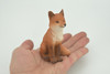 Fox, Red Fox, Vulpes, High Quality, Hand Painted, Rubber, Realistic, Figure, Model, Replica, Toy, Kids, Educational, Gift,     4"    CH280 BB177