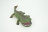 Koolasuchus Cleelandi, Green, Prehistoric Amphibian, Museum Quality, Hand Painted, Realistic, Rubber, Animal, Figure, Model, Toy, Kids, Educational, Gift  8"  CH282 BB178