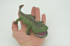 Koolasuchus Cleelandi, Green, Prehistoric Amphibian, Museum Quality, Hand Painted, Realistic, Rubber, Animal, Figure, Model, Toy, Kids, Educational, Gift  8"  CH282 BB178