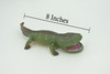 Koolasuchus Cleelandi, Green, Prehistoric Amphibian, Museum Quality, Hand Painted, Realistic, Rubber, Animal, Figure, Model, Toy, Kids, Educational, Gift  8"  CH282 BB178