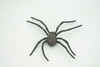 Spider, Black Widow, Latrodectus, High Quality, Hand Painted, Hard Rubber, Insect, Realistic, Figure, Model, Replica, Toy, Kids, Educational, Gift,     4"   CH290 BB179