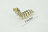 Caterpillar, larva of a butterfly or moth, High Quality, Hand Painted, Hard Rubber, Insect, Realistic, Figure, Model, Replica, Toy, Kids, Educational, Gift,   2"   CH291 BB179