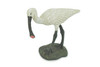 Bird, Spoonbill, White, Very Realistic, Museum Quality, Hand Painted, Hard Rubber, Realistic, Model, Replica, Kids, Educational, Gift,     3"    CH292 BB179