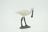 Bird, Spoonbill, White, Very Realistic, Museum Quality, Hand Painted, Hard Rubber, Realistic, Model, Replica, Kids, Educational, Gift,     3"    CH292 BB179