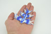 Sea Slug Dragon, Marine Mollusks, Blue, Museum Quality, Hand Painted, Rubber Gastropod, Realistic Toy, Figure, Model, Replica, Kids, Educational, Gift,  3 1/2"   CH293 BB179