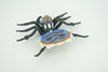 Peacock Spider, Jumping Spiders, Maratus, Museum Quality, Hand Painted, Realistic, Rubber, Insect, Figure, Model, Toy, Kids, Educational, Gift    4 1/2"    CH300 BB181
