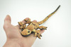 Lizard, Reptiles, Brown, Hand Made In Thailand, Sand Creatures, Paper Weight, Bean Bag, Cornhole, Game, Toy, Kids, Educational, 16  Inches.