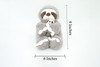 Sloth with Baby, Plush Animal, Soft, Stuffed, Toy, Educational, Realistic Sloth Design, Figure, Lifelike, Replica, Gift,        8"     PK03 B499