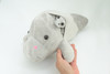 Manatee  with Baby, Plush Animal, Soft, Stuffed, Toy, Educational, Realistic Manatee Design, Figure, Lifelike, Replica, Gift,       16"     PK07 B503