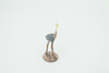 Great Blue Heron, Hand Painted, Educational, Rubber Bird, Realistic Figure, Lifelike Model, Figurine, Replica, Gift,      2 1/4"    SF11 B31   