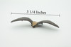 Bat, Hand Painted, Educational, Rubber Bat, Realistic Figure, Lifelike Model, Figurine, Replica, Gift,      3 1/4"    SF17 B31   