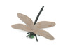 Dragonfly, Dragon Fly,  Hand Painted, Educational, Rubber Realistic Figure, Lifelike Model, Figurine, Replica, Gift,      2 1/4"    SF18 B31   
