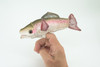Rainbow Trout Finger Puppet, Very Nice Plush Trout, Stuffed Fish, Educational, Realistic, Lifelike Model, Gift,   7"   FM11 B235