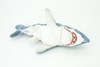Shark Finger Puppet, Very Nice Plush Great White Shark, Stuffed Fish, Educational, Realistic, Lifelike, Gift,   8"  FM17 B236