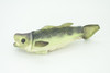 Large Mouth Bass Finger Puppet, Very Nice Plush Bass, Stuffed Fish, Educational, Realistic, Lifelike Model, Gift,   7"   FM01 B233