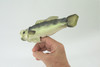 Large Mouth Bass Finger Puppet, Very Nice Plush Bass, Stuffed Fish, Educational, Realistic, Lifelike Model, Gift,   7"   FM01 B233