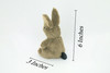 Rabbit Finger Puppet, Very Nice Plush Jack Rabbit, Stuffed Animal, Educational, Realistic, Lifelike, Gift,    6"   FM20 B236