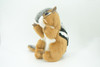 Chipmunk Hand Puppet, Very Nice Plush Striped Squirrel, Stuffed Animal, Educational, Realistic, Lifelike, Gift,    11"    FM24 B75