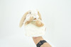 Lop Eared Rabbit Hand Puppet, Very Nice Plush Rabbit, Stuffed Animal, Educational, Realistic, Lifelike, Gift,     7"   FM27 B75