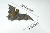 Bat Hand Puppet, Very Nice Plush Fruit Bat, Stuffed Animal, Educational, Realistic, Lifelike, Gift,      20"    FM25 B75