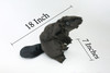 Beaver Hand Puppet, Very Nice Plush Castor, Stuffed Animal, Educational, Realistic, Lifelike, Gift,      18"    FM32 B412