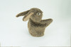 Rabbit Hand Puppet, Very Nice Plush Jackrabbit, Stuffed Animal, Educational, Realistic, Lifelike, Gift,      10"    FM29 B75