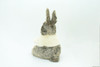 Rabbit Hand Puppet, Baby Dutch Rabbit, Very Nice Plush, Stuffed Animal, Educational, Realistic, Lifelike, Gift,      10"    FM42 B416