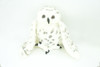 Snowy Owl Hand Puppet, Very Nice Plush Artic Owl, Stuffed Bird, Educational, Realistic, Lifelike, Gift,    21"     FM38 B415