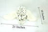 Snowy Owl Hand Puppet, Very Nice Plush Artic Owl, Stuffed Bird, Educational, Realistic, Lifelike, Gift,    21"     FM38 B415