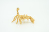 Scorpion, Desert Arachnid, Deathstalker, Hand Painted, Educational, Rubber, Realistic Figure, Lifelike Model, Gift,         2 "   SF26 B45