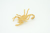 Scorpion, Desert Arachnid, Deathstalker, Hand Painted, Educational, Rubber, Realistic Figure, Lifelike Model, Gift,         2 "   SF26 B45