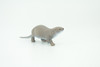 River Otter, Lontra canadensis, Hand Painted, Educational, Rubber Animal, Realistic Figure, Lifelike, Gift,    3 1/4"    SF45 B15 