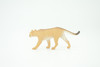 Puma, Cougar, Mountain Lion, American Lion, Hand Painted, Educational, Rubber Animal, Realistic Figure, Lifelike, Gift,    3 1/2"    SF47 B15 
