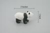 Panda, Ailuropoda melanoleuca, Panda bear, Hand Painted, Educational, Rubber Animal, Realistic Figure, Lifelike, Gift,    2 "    SF49 B58