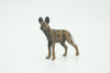 African Wild Dog, Painted Wolf, African Hunting Dog, Hand Painted, Educational, Rubber Animal, Realistic Figure, Lifelike, Gift,    2 "   SF52 B58