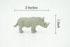Black Rhino, Diceros bicornis, Educational, Rubber Animal, Realistic Figure, Lifelike, Gift,   2 1/2"   SF58 B58
