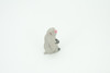 Japanese Macaque, Snow Monkey, Hand Painted, Educational, Rubber Primate, Realistic Figure, Lifelike, Gift,    1 1/2 "    SF59 B16 