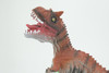 Carnotaurus, Horned Carnivore, Cretaceous Dinosaur, Hand Painted, Educational, Soft Rubber, Lifelike Model, Gift,    13"   AR11 B305 